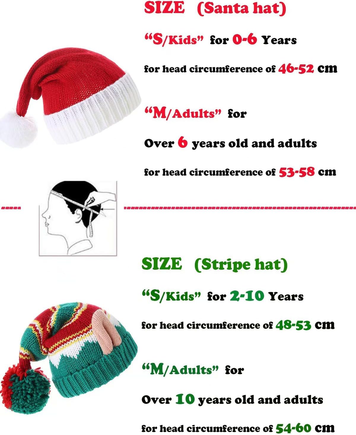Santa Hat for Women Men Unisex Christmas Hat Premium Acrylic Beanie Warm Party Hat for Christmas New Year Holiday - Image 6