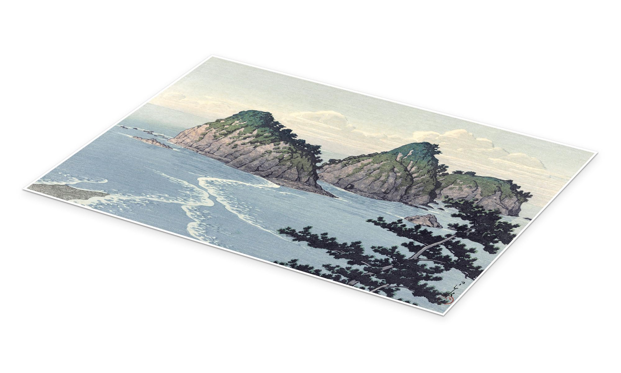 Dôgashima Island in the district of Izu Plakat