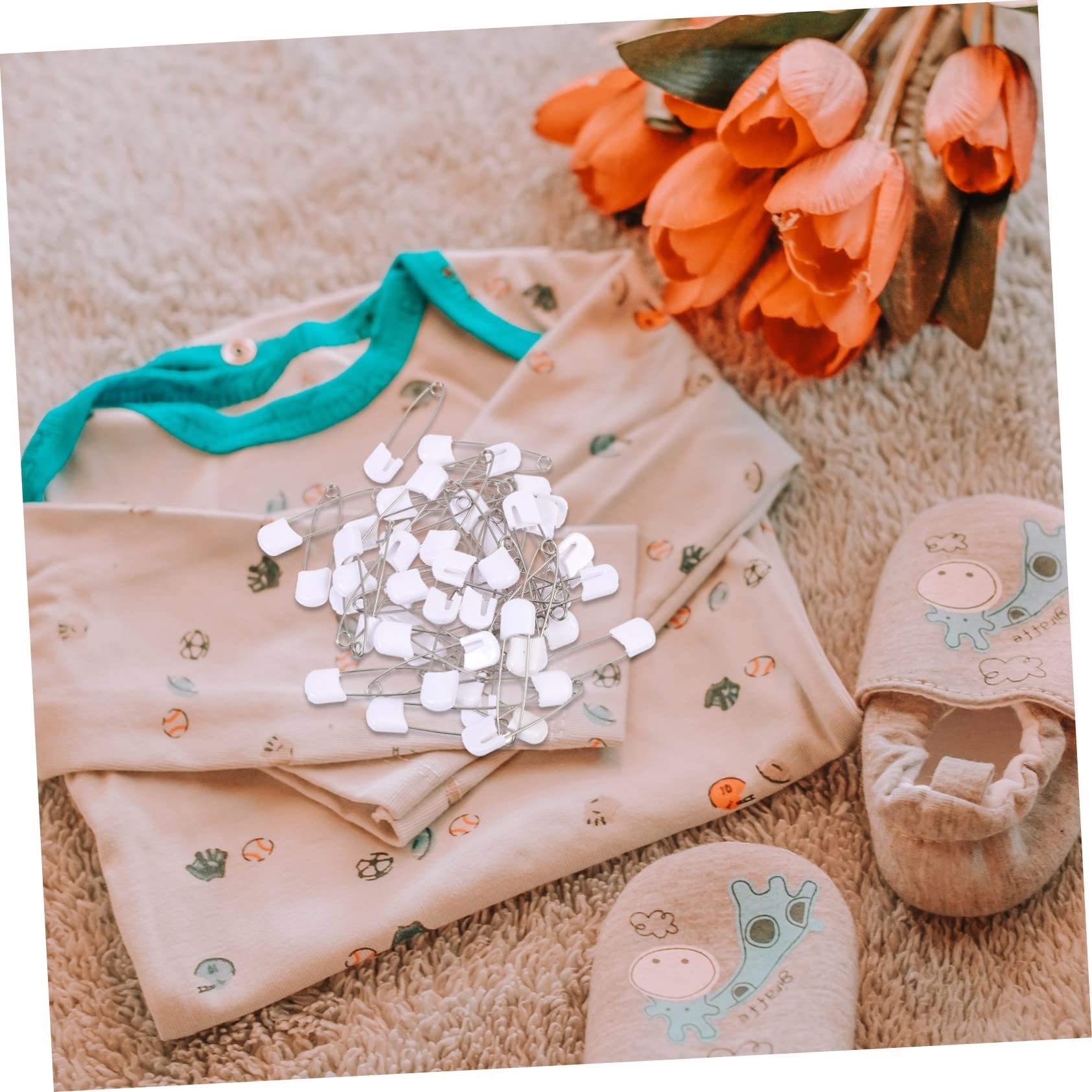 Gadpiparty 5 Sätze Sicherheitsnadel Multifunktionale Sicherheitsnadeln Für Babywindeln Robuste Brosche Für Kleidung Und Nähen Für Decken Und Schals 50 Stück * 5