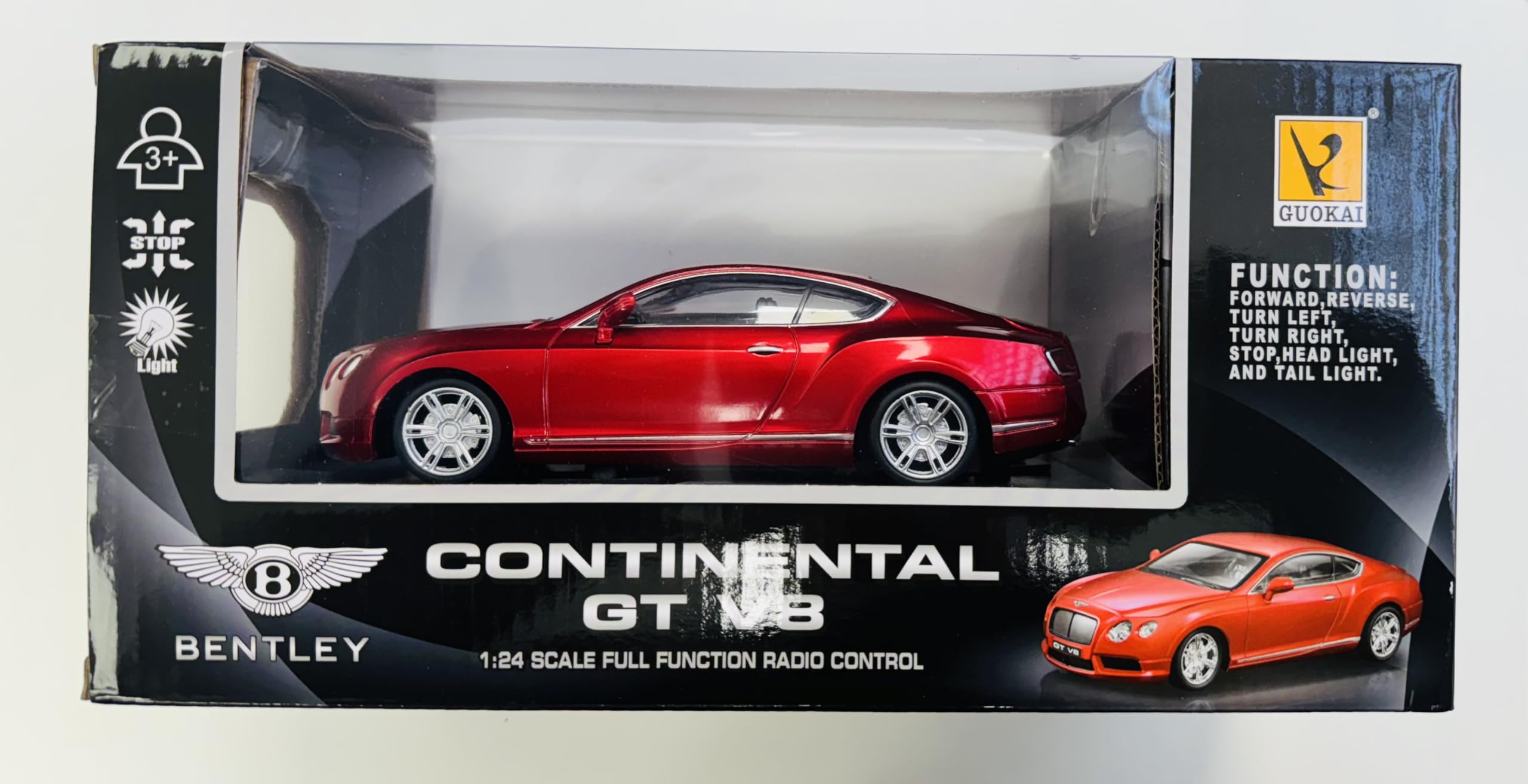 Bentley Official Licensed 1:24 Scale Continental GT V8 Racing car Remote Control Hobby car