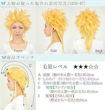 匿名配送 新品 フルウィッグ 3個セット fuwari