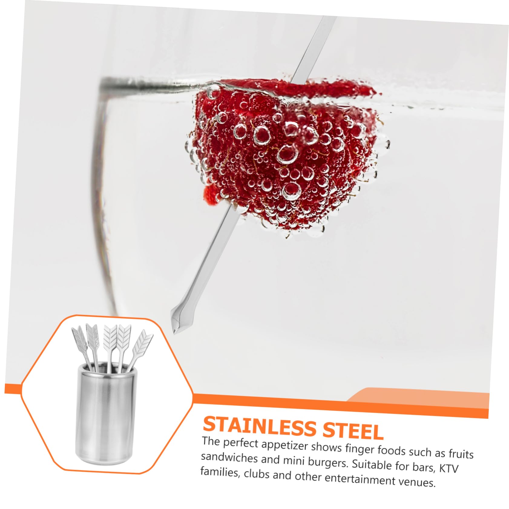 Alipis 15pièces Fourchettes Acier Avec Pour Fruits Et Desserts Ustensiles Pâtisserie Pratique Et Élégant
