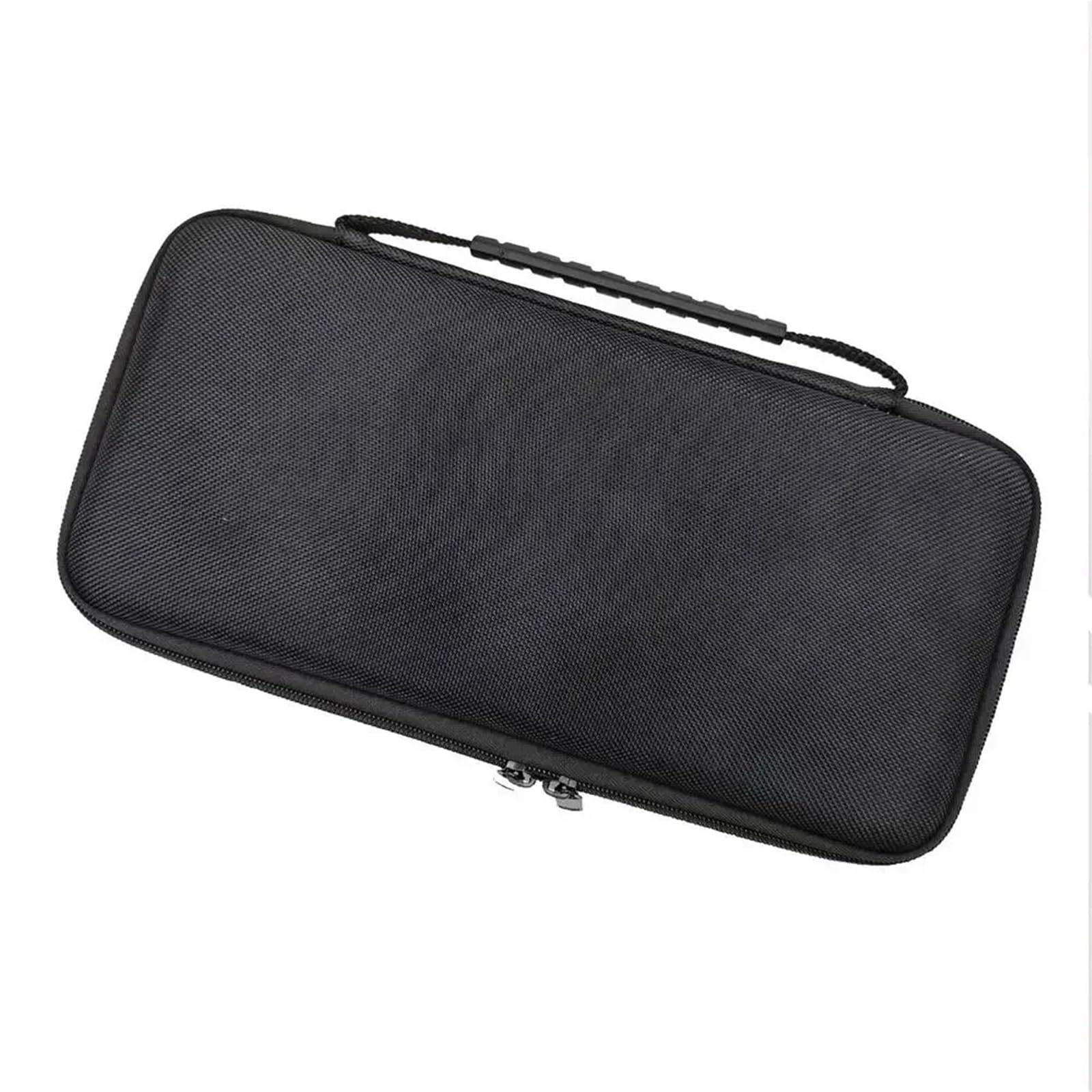 Przenośna torba do przechowywania, Keyboard Hard Case Double Zipper Black