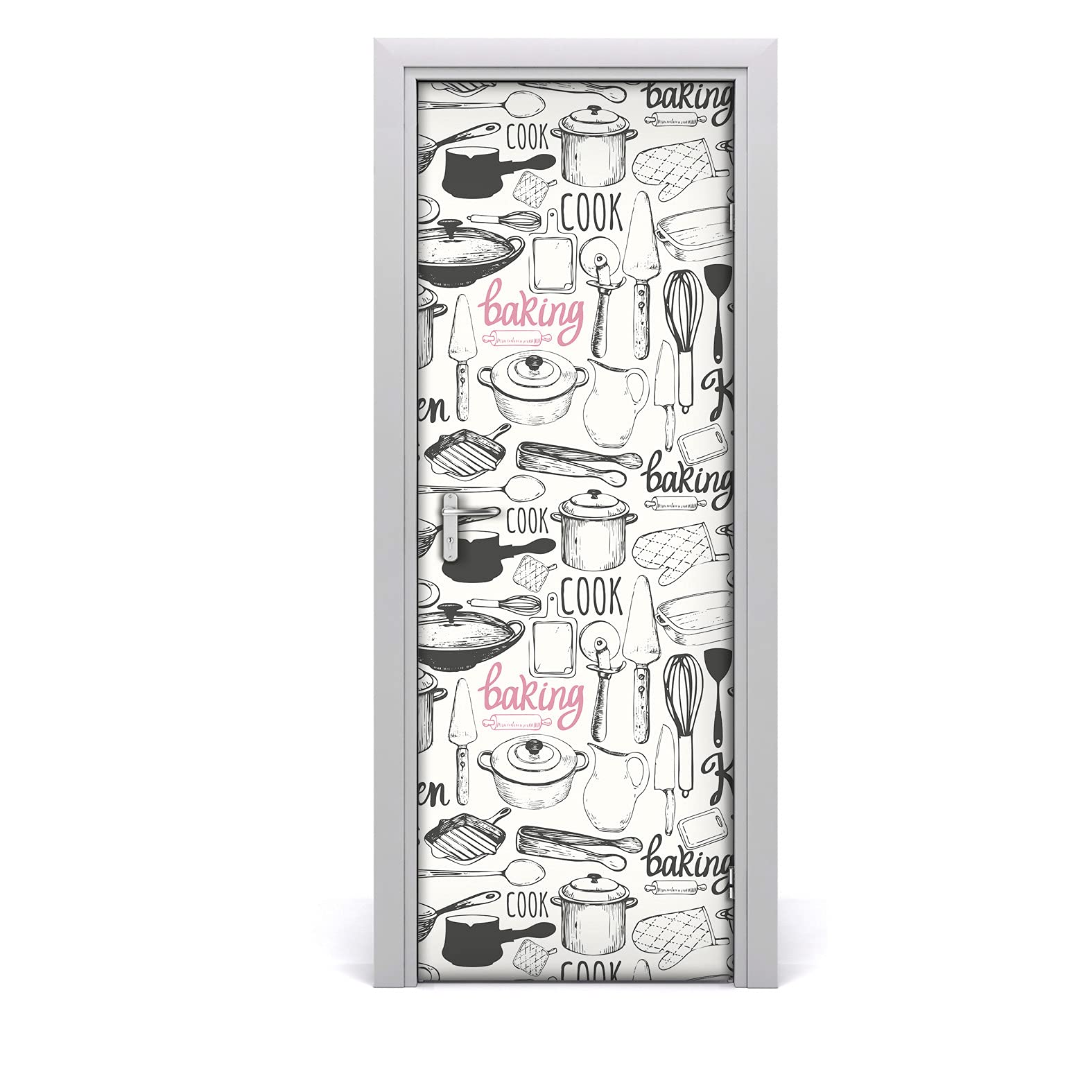 Fondo de pantalla adhesivo decorativo para puerta impermeable autoadhesiva Coloray 85x200 cm