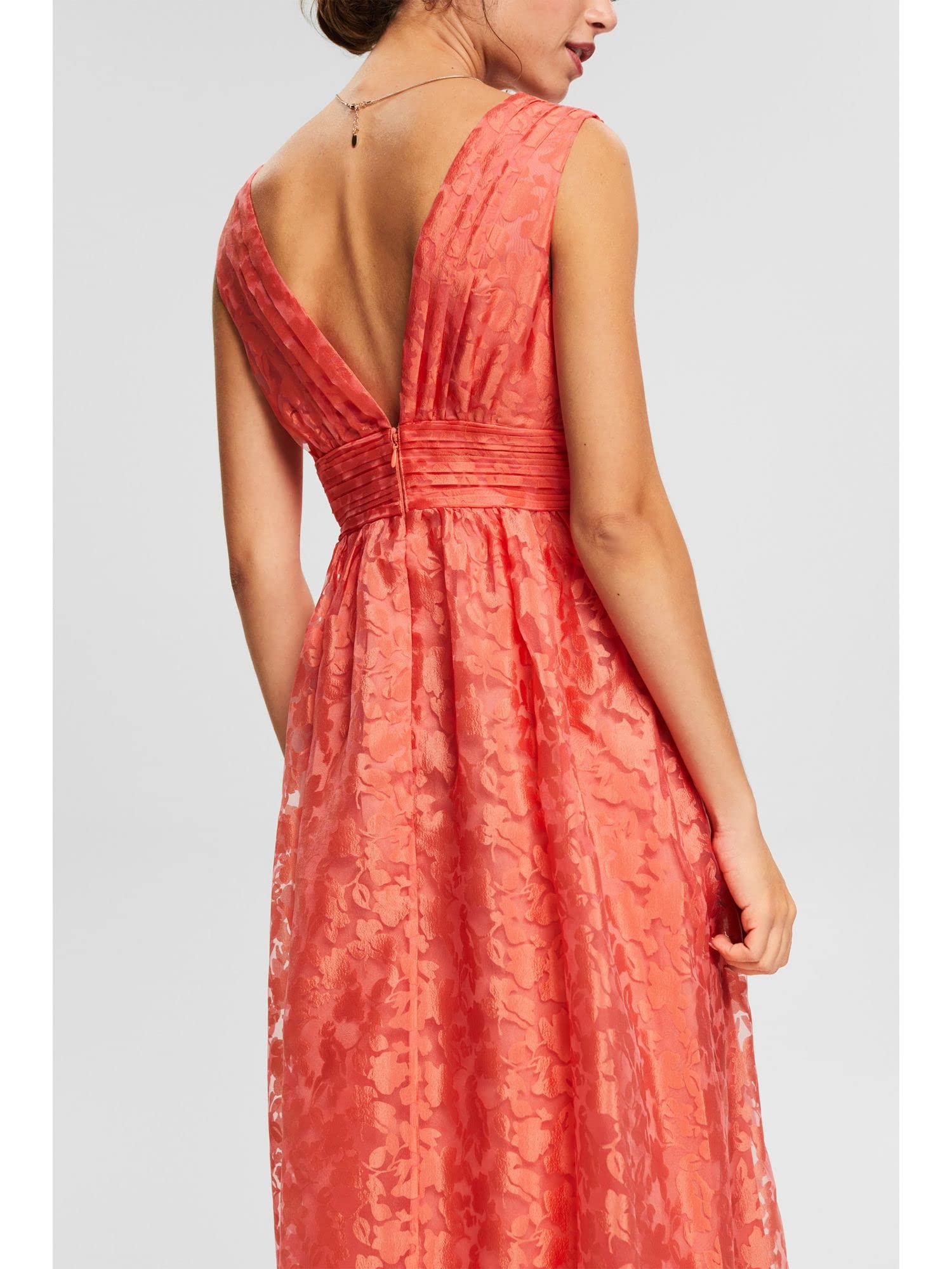 ESPRIT Collection Sukienka damska, 870 / Coral Orange, 36