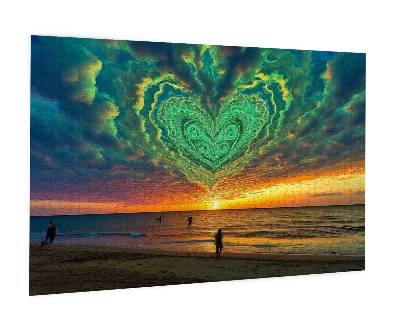 Puzzle 2000 Sztuk Dorosły Puzzle Sen Klasyczne Puzzle, 2000 Sztuk Gra edukacyjna Wyzwanie Zabawka Puzzle Plaża Sztuka DIY Gra Na co dzień Zabawki Prezent Ciekawy Przyjaciel Rodziny Odpowiedni S-324
