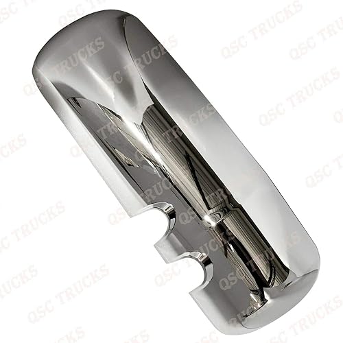 QSC - Cubierta cromada del espejo de la puerta del lado izquierdo del conductor para Kenworth T680 T880