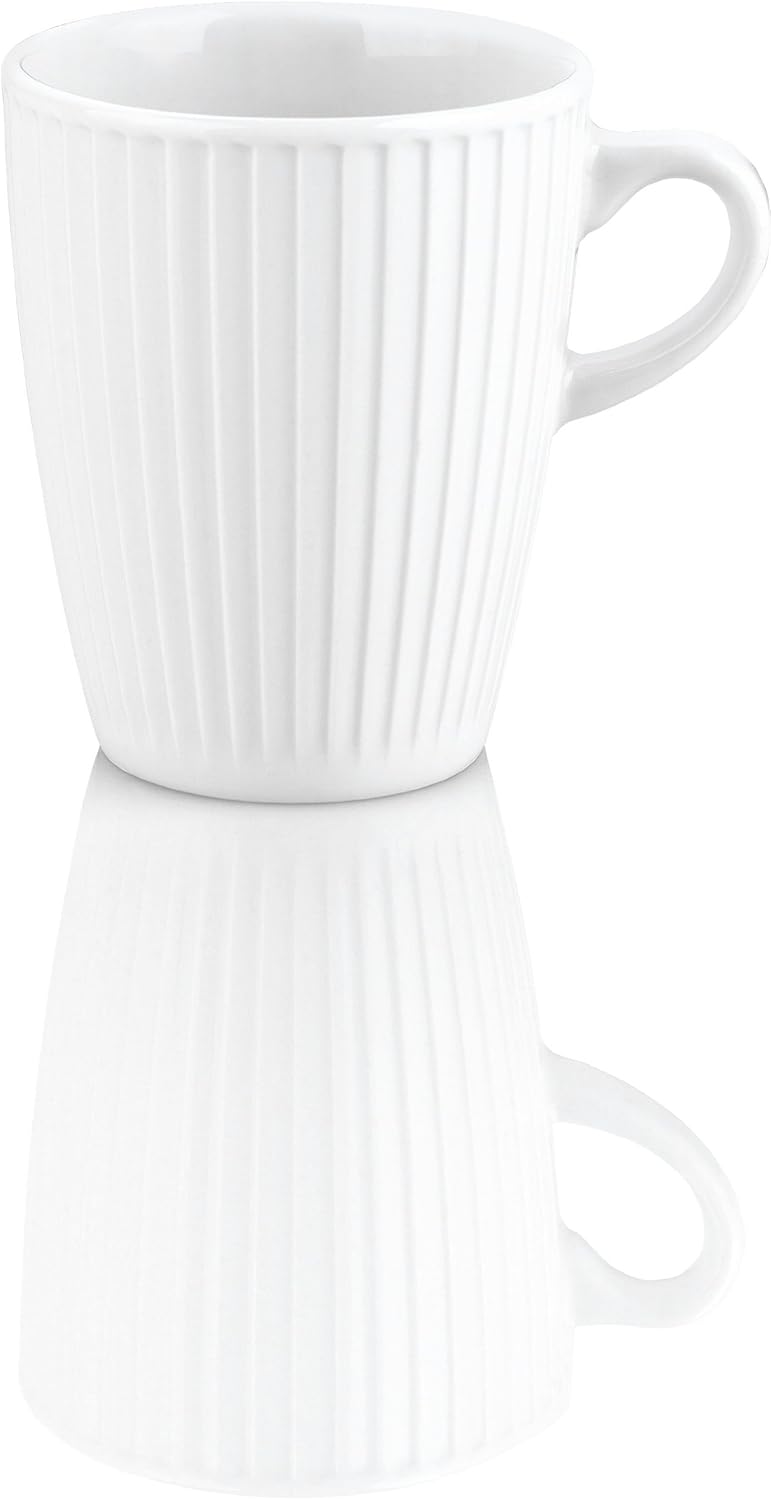 Pillivuyt Plisse Mug, 9-Ounce