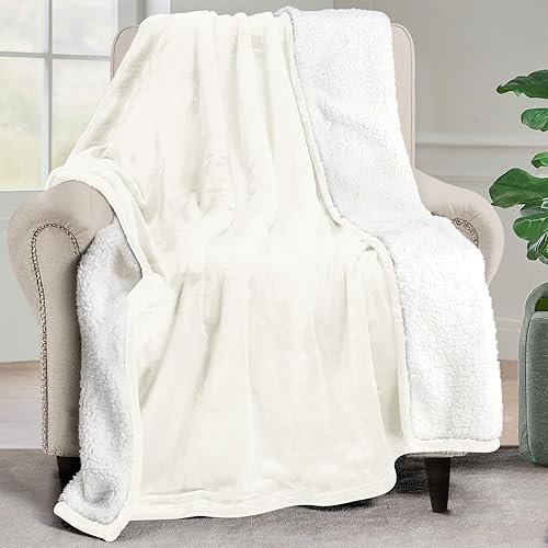 Miniatura 187 de Utopia Bedding - Manta sherpa de tamaño decorativo [negro, 50 x 60 pulgadas], manta reversible de vellón gruesa y cálida de 480 GSM, para cama