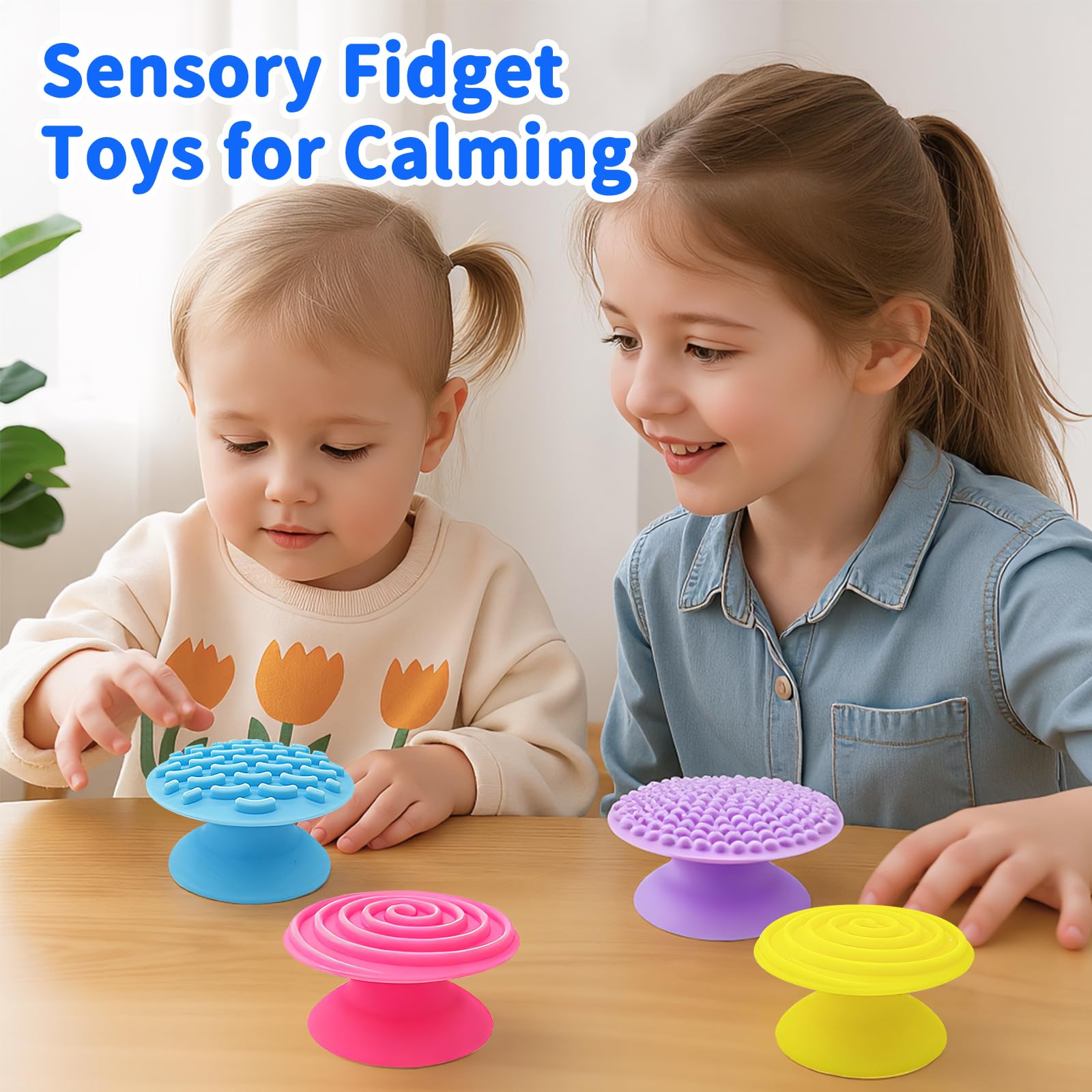 Fidget Toys Sensory Stone for Kids, Soft Textured Worry Stones Fidget Stress Toys for Kids Students Adults Calming Anxiety Relief Special Needs - Image 3