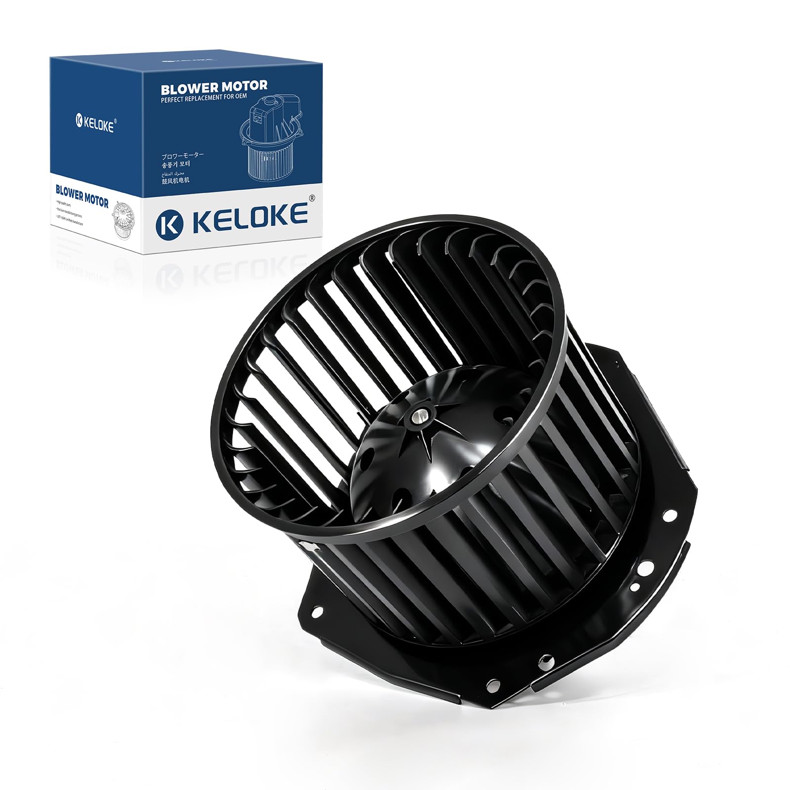 KELOKE Front AC Blower Motor Compatible with Chevrolet &amp; GMC Models | 1978-1999 C1500/C2500/C3500/K1500/K2500 Suburban, K15/K25/R1500/R2500/V1500/V2500 Suburban K3500 Blazer Yukon, Replace 700091