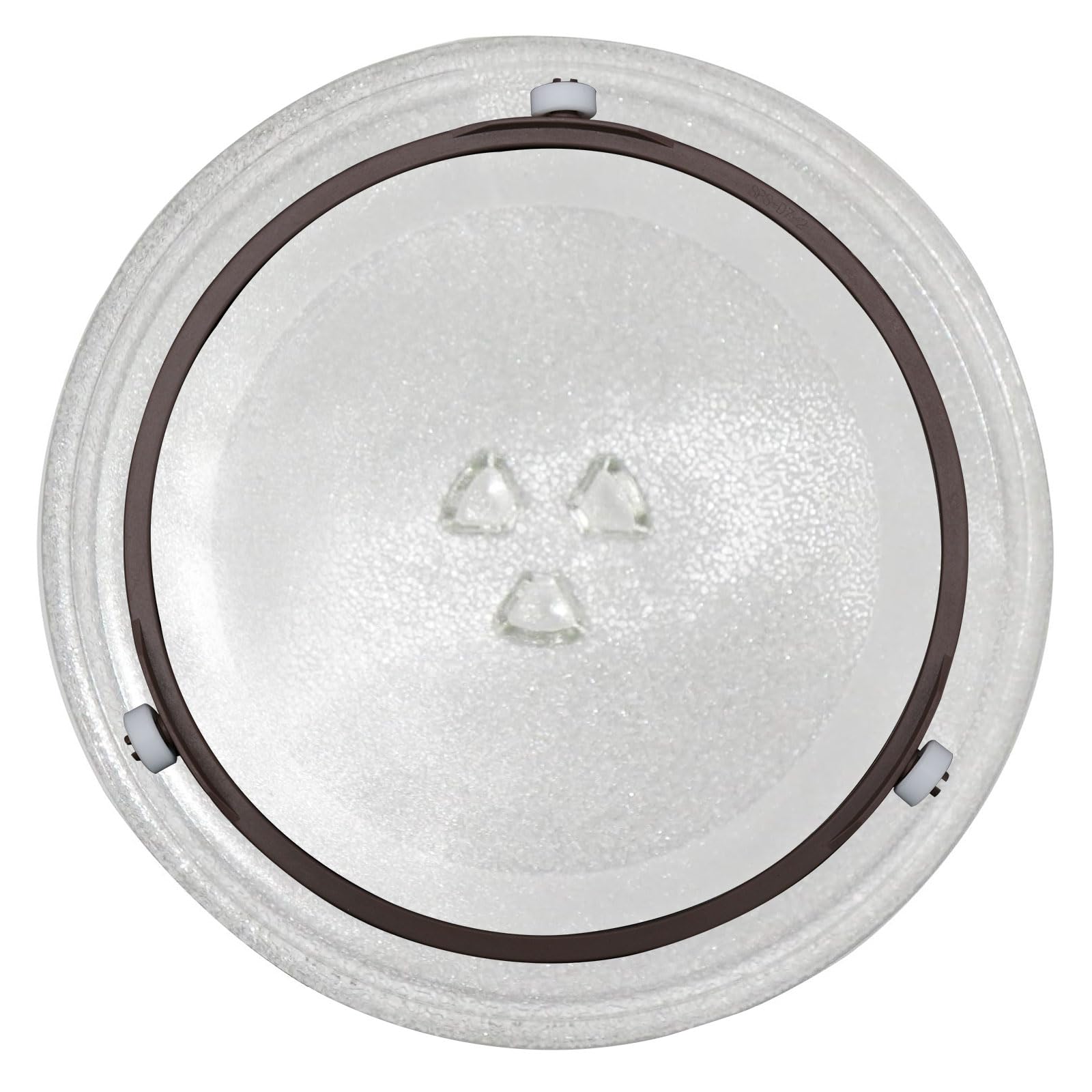 Anillo de rodillo de bandeja para horno de microondas de 7 pulgadas, anillo giratorio de microondas con núcleo giratorio, bandeja de soporte para placa de vidrio, reemplazo giratorio de microondas 7