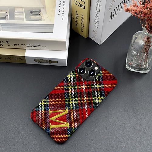 Miniatura 4 de DAIZAG Funda para iPhone 16 15 14 13 Pro Max Plus 12 11, carcasa rígida híbrida personalizada de 2 capas para regalo de niña y mujer, monograma