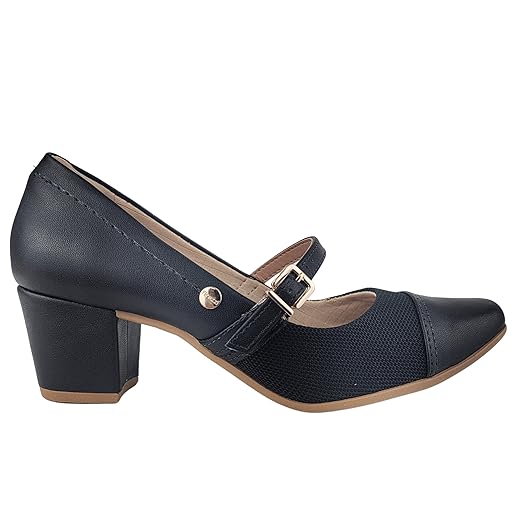 Sapato Conforto Firezzi Joanete 259514 Salto Médio