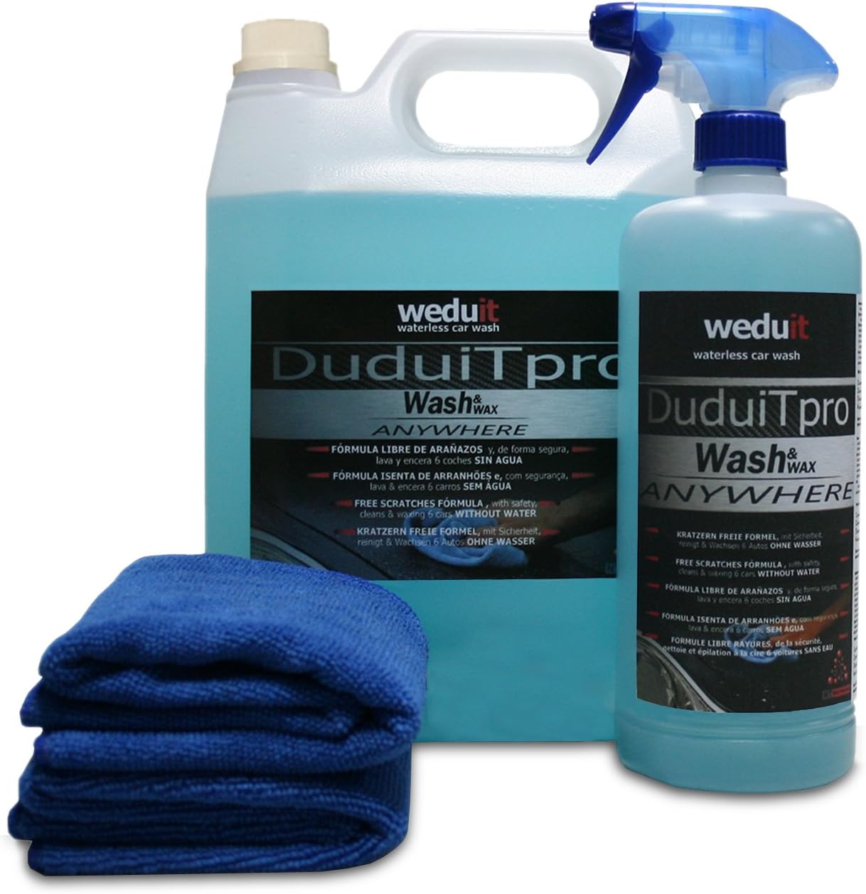 Waterless wash & wax DuduiTpro 5L+1L+ 2 microfiber