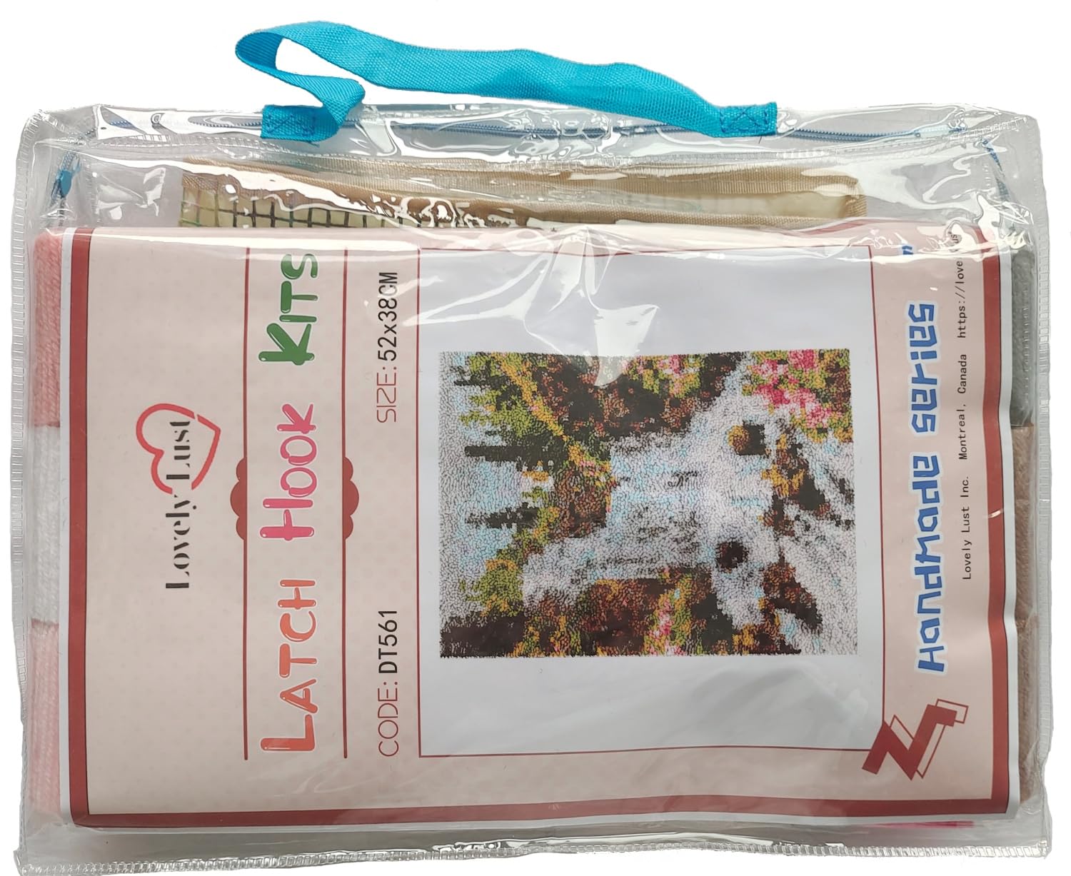 Kit per realizzare tappeti | Wite Mountain (tela stampata 87 x 61 cm)