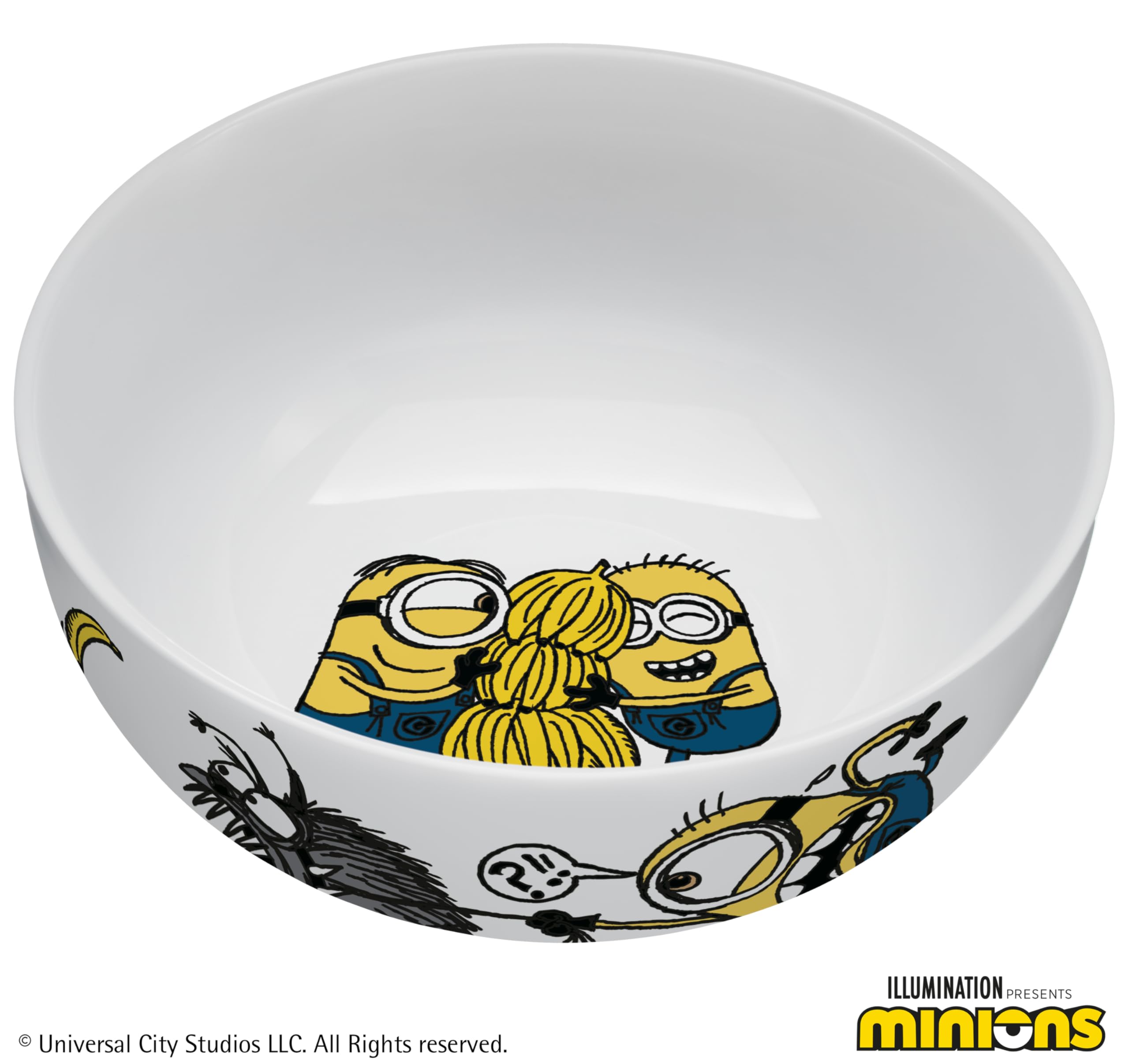 WMF Kinderbesteck & Geschirr Set Minions 6-teilig – personalisiert mit Gravur – für selbstständig essende Kinder ab 3 Jahren – Geschenk zum Geburtstag