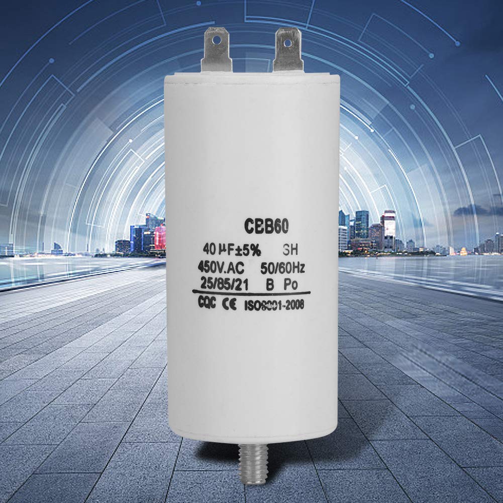 Kondensator CBB60 450 V AC 50/60 Hz 25/70/21 12 x 5 CBB60 450V 40uf kondensator pompy wodnej pralka 50/60 Hz