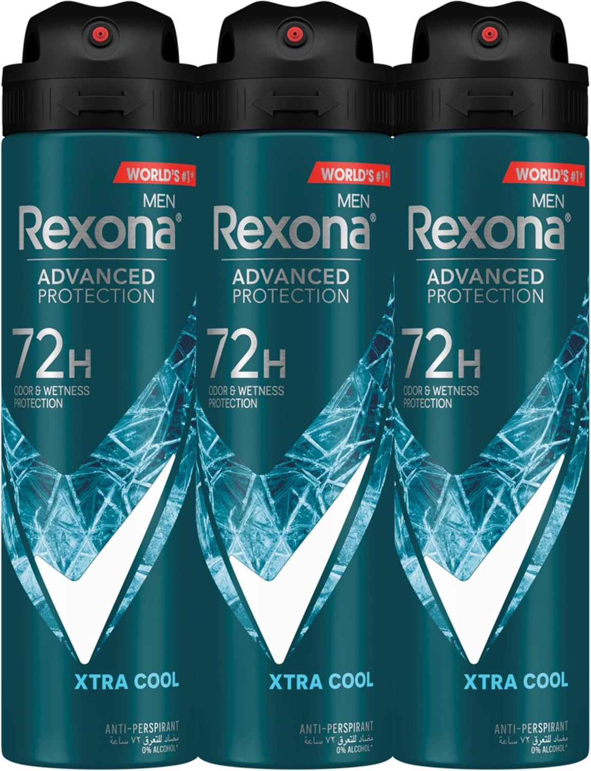 Rexona Antiperspirant Xtra Cool Deodorant Spray for Men, 150 ml, Pack