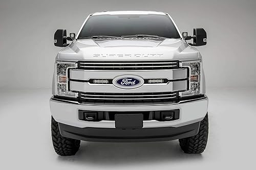 Miniatura 10 de ZROADZ Soporte de montaje LED para bisagra de capó de zanja, compatible con Ford F-250 350 450 550 2017-2022, para montar (2) luces LED de 3