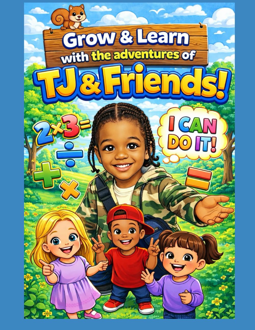 Grow & Learn with the adventures of TJ & Friends (Math time with Multiplication and Division workbook)