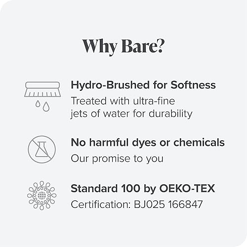 Miniatura 5 de Bare Home Juego de edredón tamaño Queen, ultra suave, alternativa al plumón de ganso, serie 1800 de primera calidad, calidez para todas las