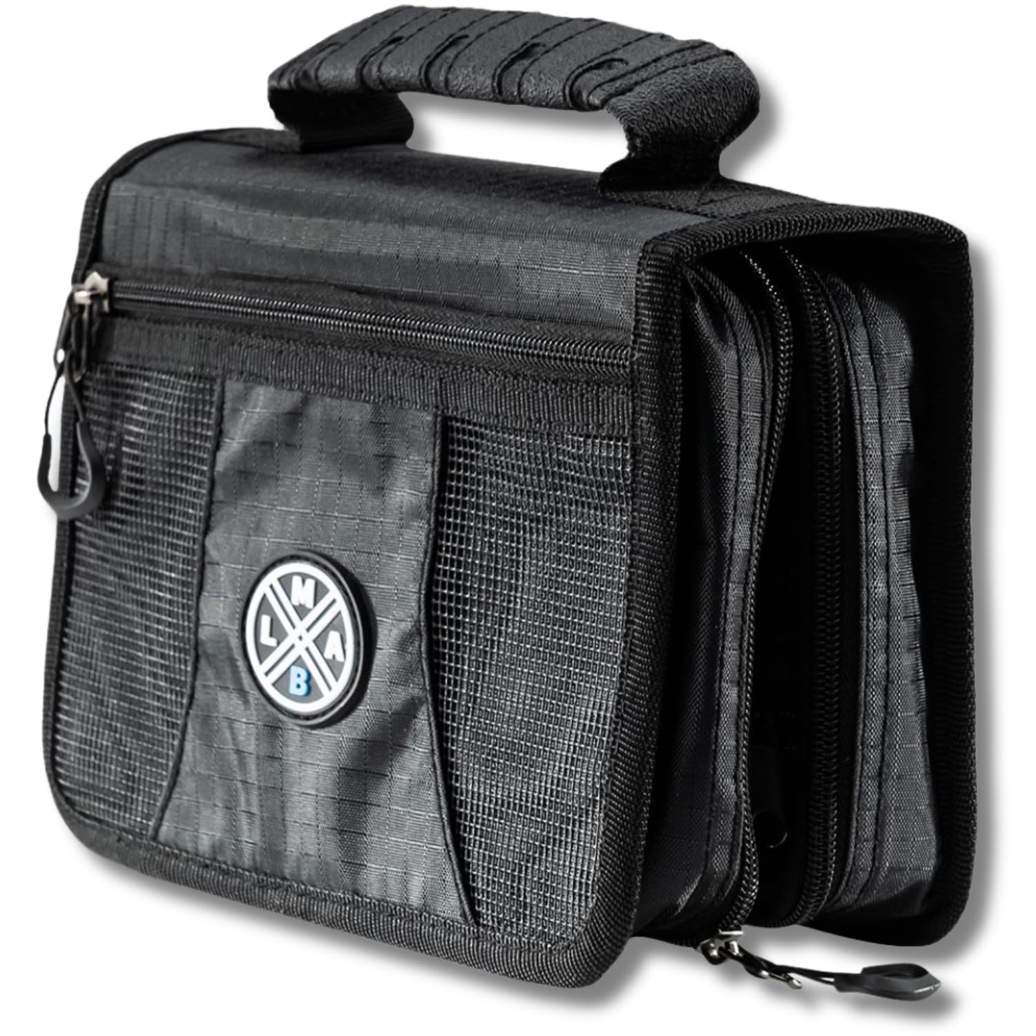 LMAB Vorfachtasche XXL Move Leader & Rig Bag PRO, Angeltasche für Vorfach, Vorfächer Tasche, Vorfachhaken Tasche, Vorfach Mappe, Vorfach Aufbewahrung Angeln, Haken Mappe Angeln, Rig Tasche Angeln