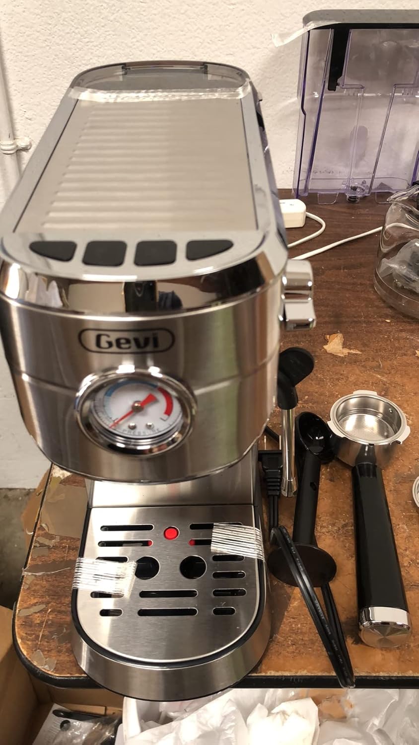 Buy Gevi 20 Bar Compact Professional Espresso Coffee Machine with Milk Frother/Steam Wand for