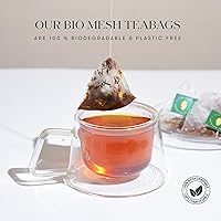 Vista 8 de Luxmi Estates Tale of Two Estates - Té orgánico para desayuno inglés (50 bolsitas de té), bolsas de té con cafeína para un impulso matutino