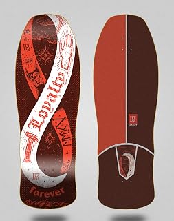 Loyalty Surfskate Deck Surf Skate Infinity Red Well 9.625 x 29.75