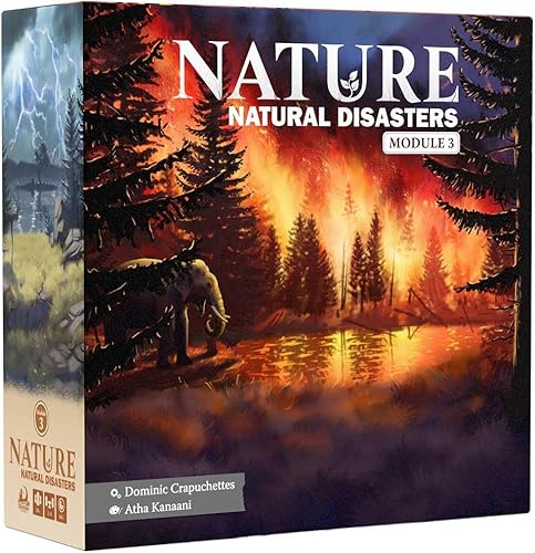 Northstar Game Studio Nature - Juego de mesa Expansión Module 3 Natural Disasters  Adapta especies en un entorno cambiante  Juego de estrategia para