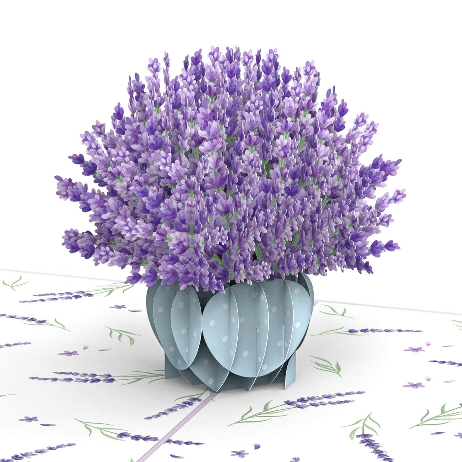 Sponsored Ad – papercrush® Pop Up Card Lavender - 3D Flower Card with Bouquet for Women, Wife, Auntie & Mom (Birthday Card, Get Well Soon, Recovery, Thank You), Flower Bouquet for Birthday Congratulations