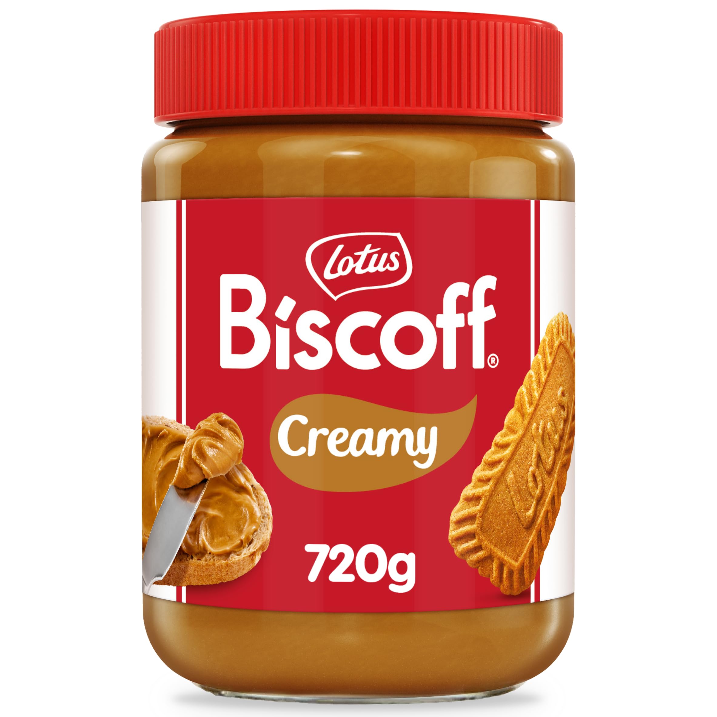 Biscoff - Sweet spread - Smooth - Caramelised biscuit flavor - Vegan - Nut free - No colours or added flavours - 720g