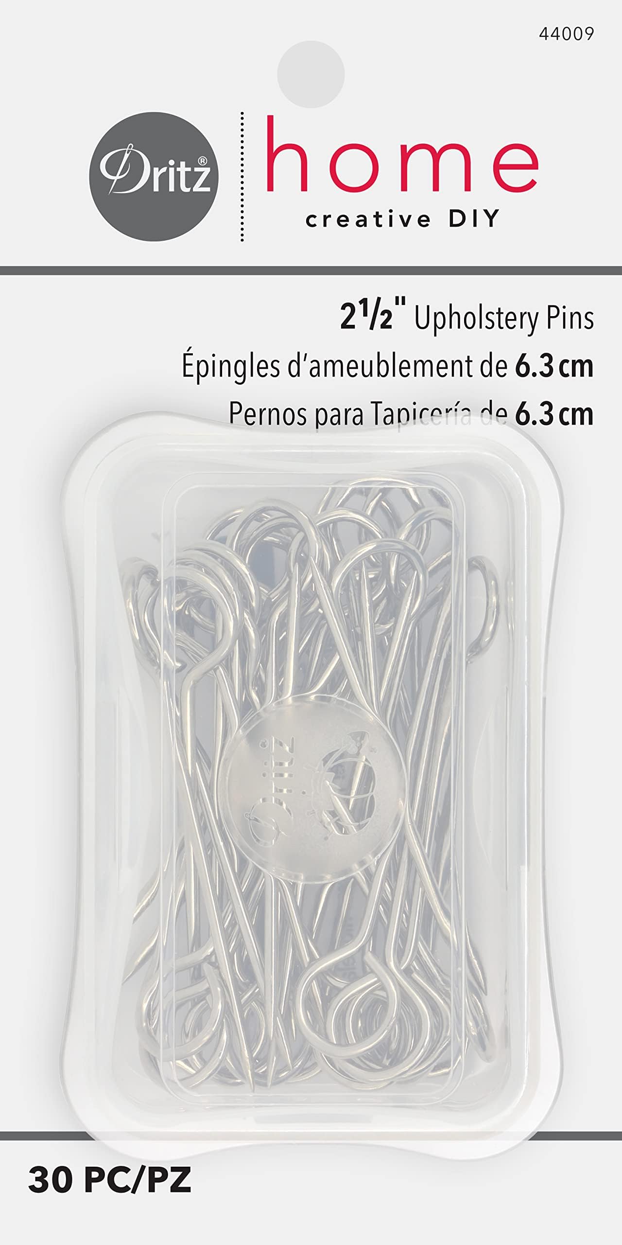 Dritz Home 9004 Upholstery Tacks, 6 (1/2Inch), Black (1