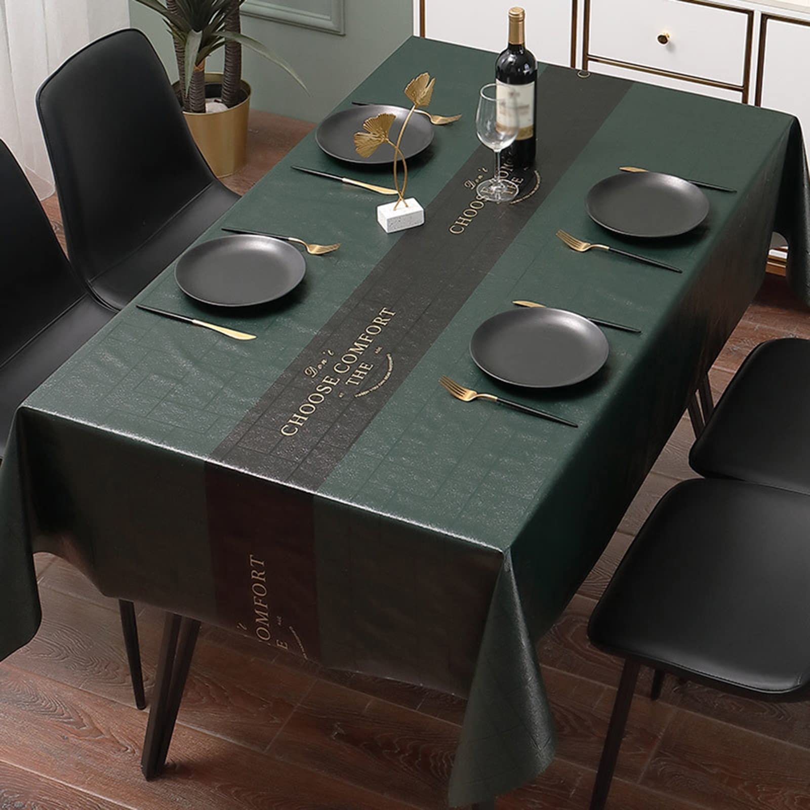 Nappe aspect cuir V3VOGUE imperméable et rectangulaire en PVC