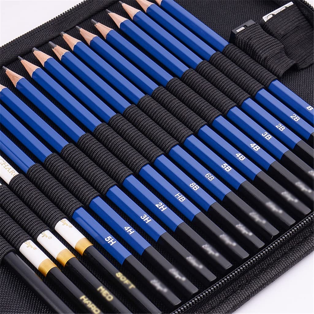 Set di schizzi, matite, quaderni, penne, borse, carta per evidenziare, penne perhizzi, matite, quaderni, penne, borse, carta per evidenziare, penne per pittori, studenti, materiale artistico