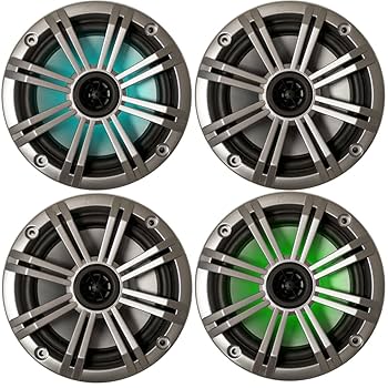 キッカーマリンタワースピーカー新品 ブラックLEDタワーバーウェイク艇 キッカーマリンタワースピーカー新品 ブラックLEDタワーバー