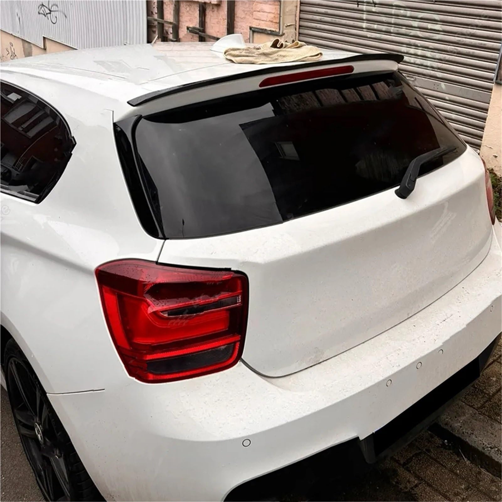 Spoiler dachowy Pasuje do 116d 120i 118i M140i M135i 2012-2019 F20 F21 tylne okno boczny Spoiler tylny dyfuzor bagażnika samochodu Canard Splitter