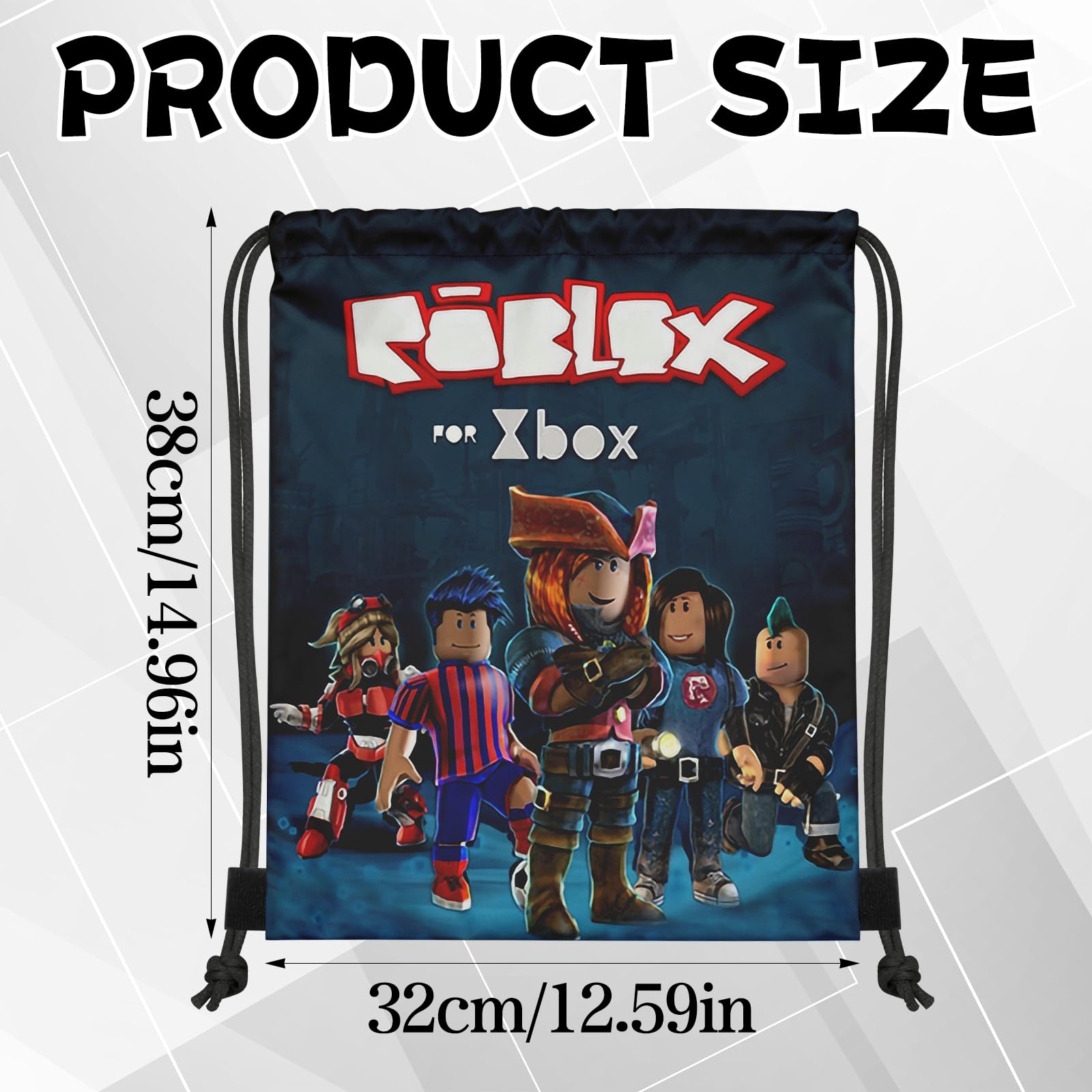 Roblx Gym Bag, Roblx Sac De Sport, Sac Piscine, Sac De Sport Pour Adolescents, Sac à Dos Léger Pour Le Sport, la Natation, l'École Et Les Voyages, Idéal Pour Les Fans