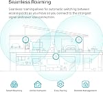 Omada EAP650 AX3000 Mont du plafond WiFi 6 Point d'accès, double bande 2402 Mbps + 574 Mbps, 1× Gigabit PoE+ Port, 802.3 à PoE/DC Power, Omada Mesh, Roaming sans couture, WPA3, Gestion du cloud