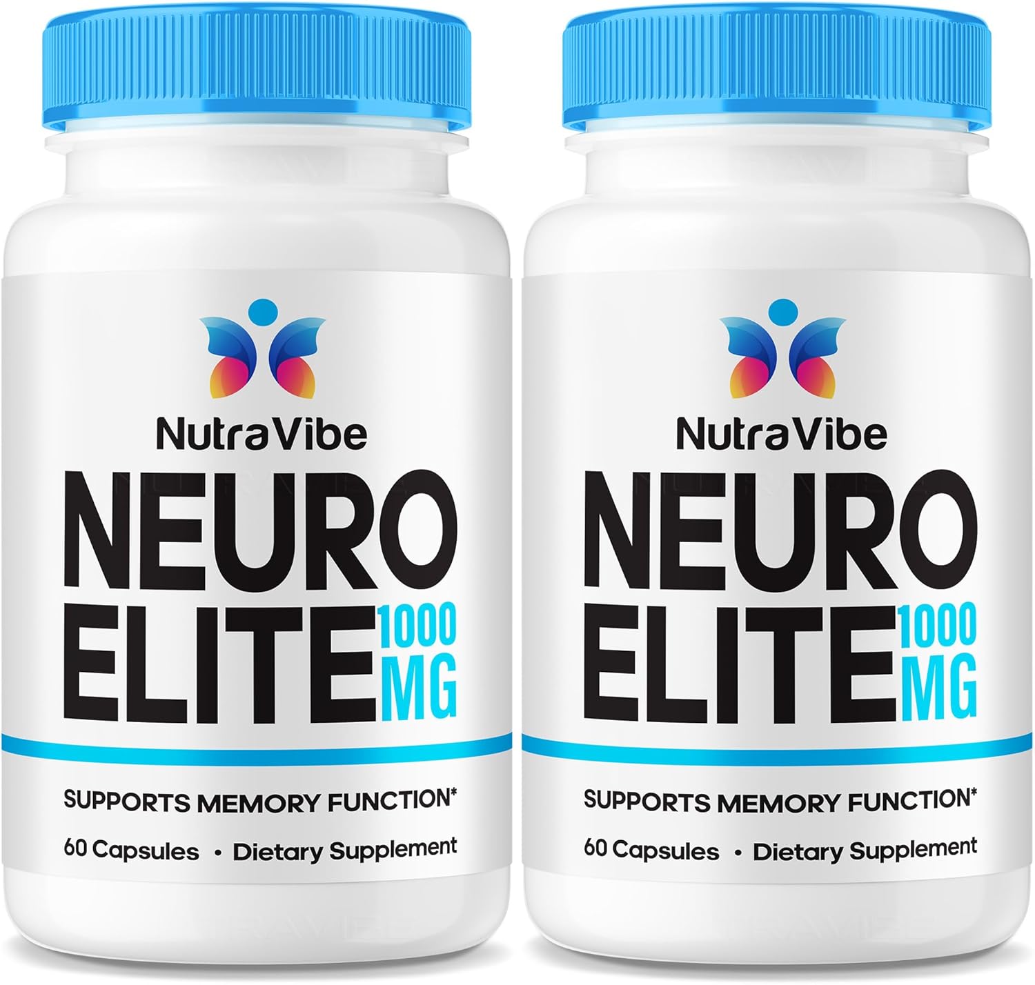(2 Pack) Neuro Elite – The Natural Memory Support Formula with a Clean, Potent Blend to Support Sharp Focus, Clarity, Attention & Clear Thinking | NeuroElite Easy-to-Swallow Smart Pills (120 Capsules)