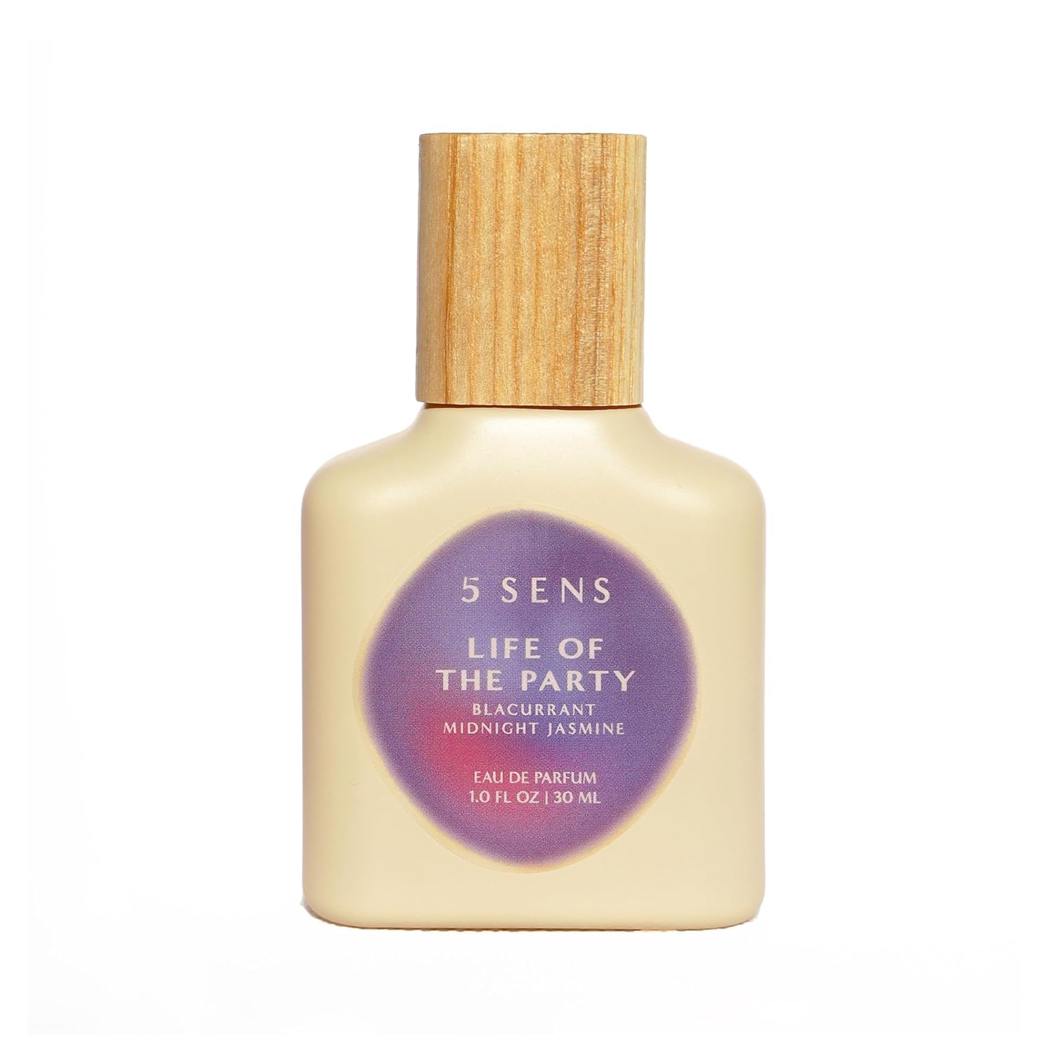 5 SENS Life of the Party Eau de Parfum (30 mL) - Clean, Long-Lasting Fine Fragrance - Fruity Floral with Blackcurrant, Peach Blossom, Saffron, Jasmine, Ambrox - Vegan, Cruelty-Free