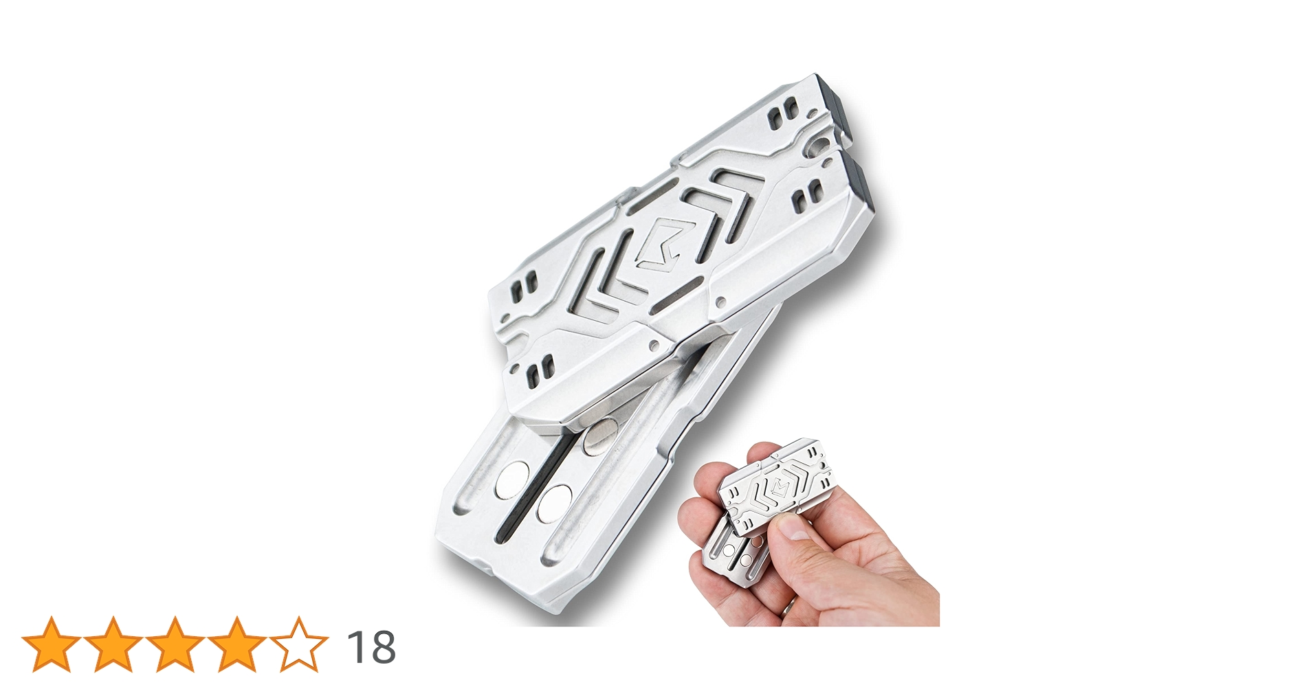 【フカヒレ】【美品】ブラックマンバ　フィジェット　スライダー EDC 希少BLACKフィジェットトイ スライダー Shark EDC 金属fidget