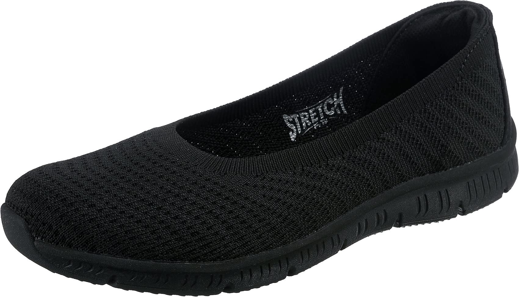 Skechers Womens Be-Cool Wonderstru Casual Shoes Vegan Air-Cooled Memory  Foam Cushioned Insole Black UK (100360)