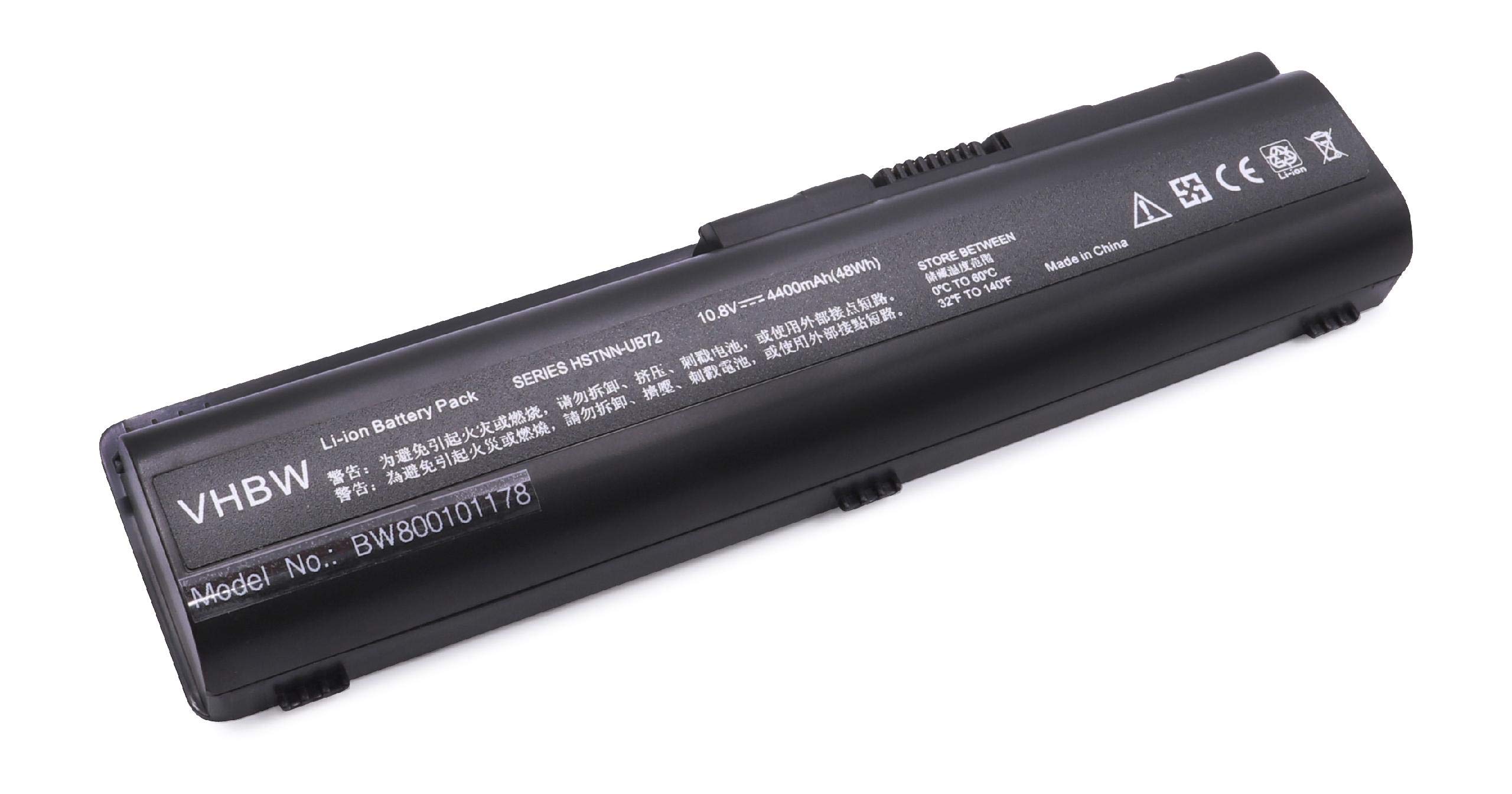 Batteria Li-ion Nera Per Hp Sostituisce Hstnn-cb72, Hstnn-w50c, Hstnn