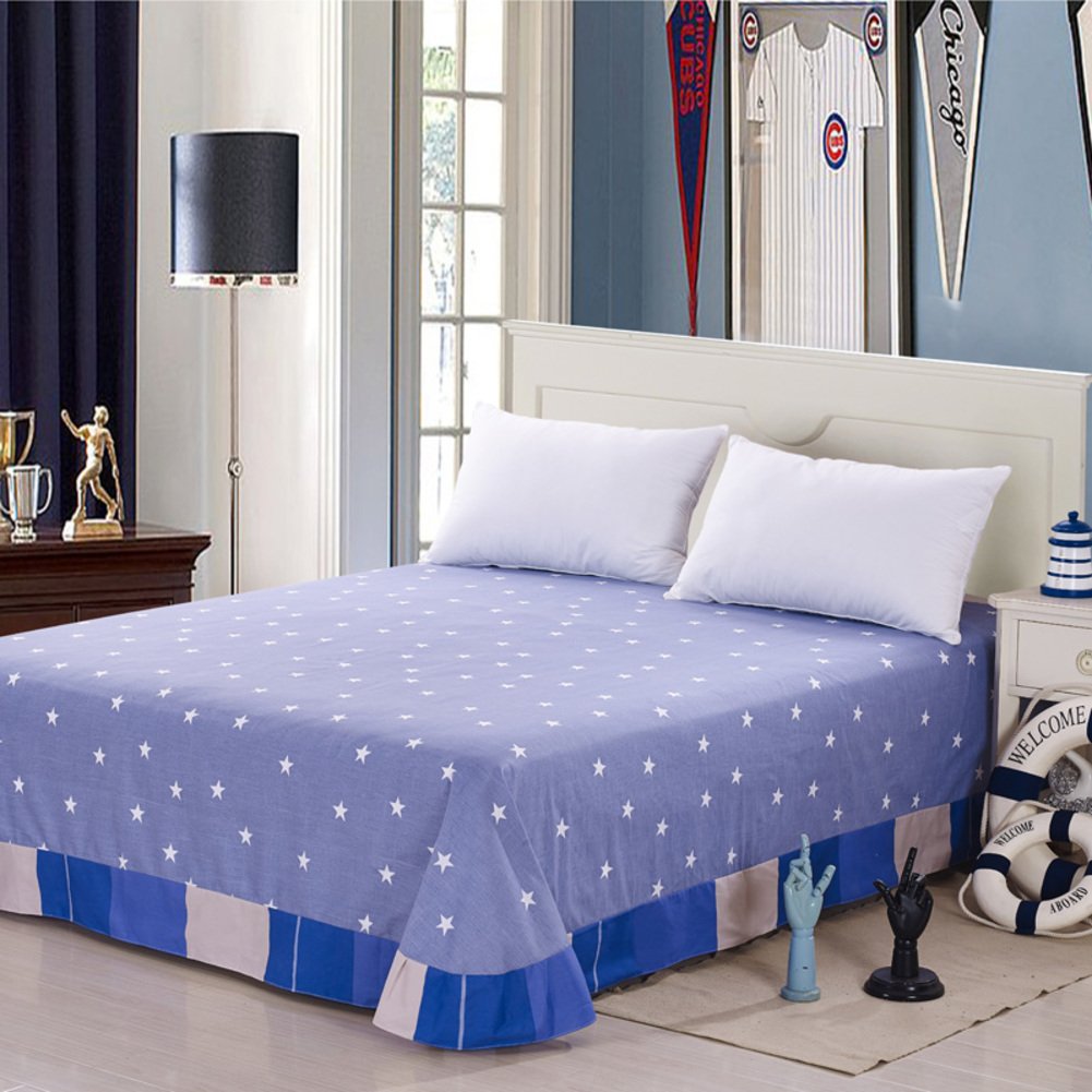 Drap en coton doux anti-transpiration pour literie Queen Size