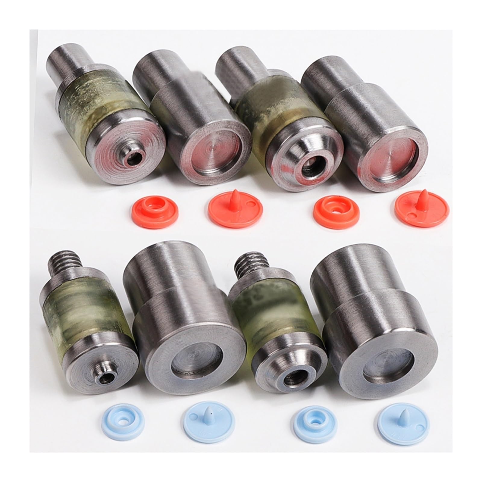 Snap Fasteners Botón Die Troqueles de prensa botón a presión plástico | Prensa manual, molde, broches de resina, herramienta eléctrica(T5 motor mould)