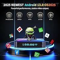 Vista 3 de Android TV Box 8K Ultra HD Smart TV Box Android 13.0 2GB RAM 16GB RK3528 Chip Quad Core 64bit Compatible con 4K@60fs 2.4G/5G Doble Banda WIFI6 BT5.0