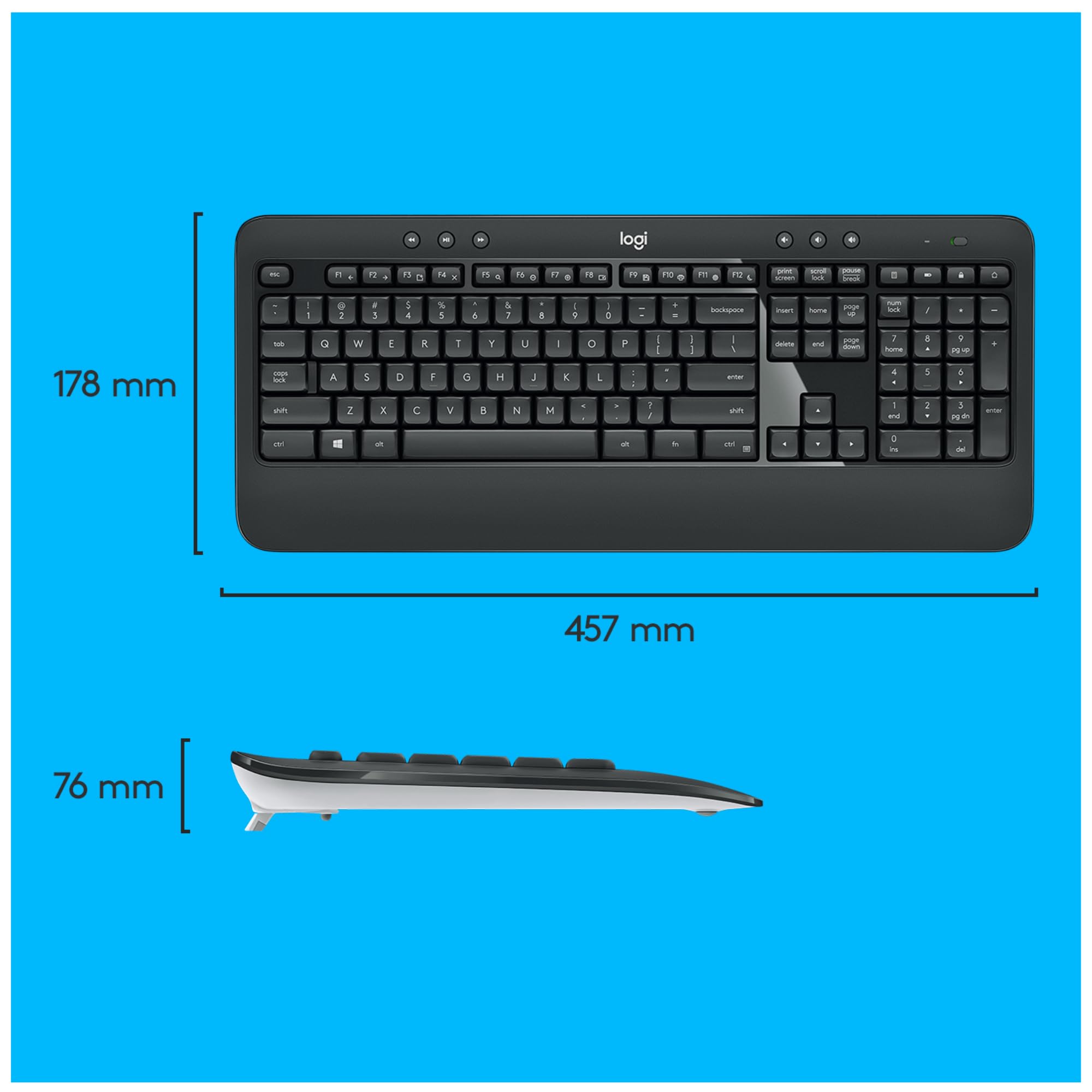 Logitech MK540 avancé clavier et souris sans fil COMBO - CH ‎QWERTZ