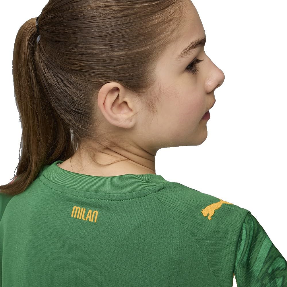 PUMA AC Milan 25/26 Replica Goalkeeper Home Short Sleeve T-Shirt 7-8 Years